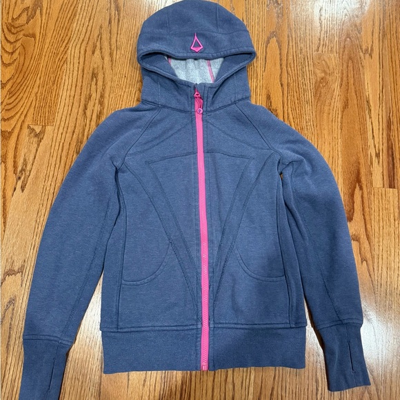 Ivivva Other - Ivivva Blue Hoodie with Pink Zipper